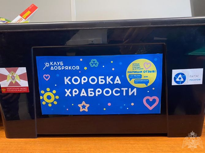 Сотрудники вневедомственной охраны Певека приняли участие в акции «Коробка храбрости»