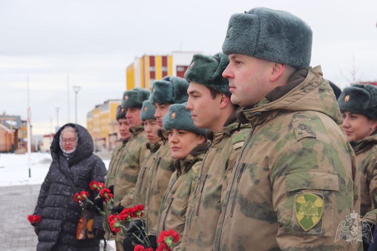 Военнослужащие Управления Росгвардии приняли участие в акции «Земля Памяти»
