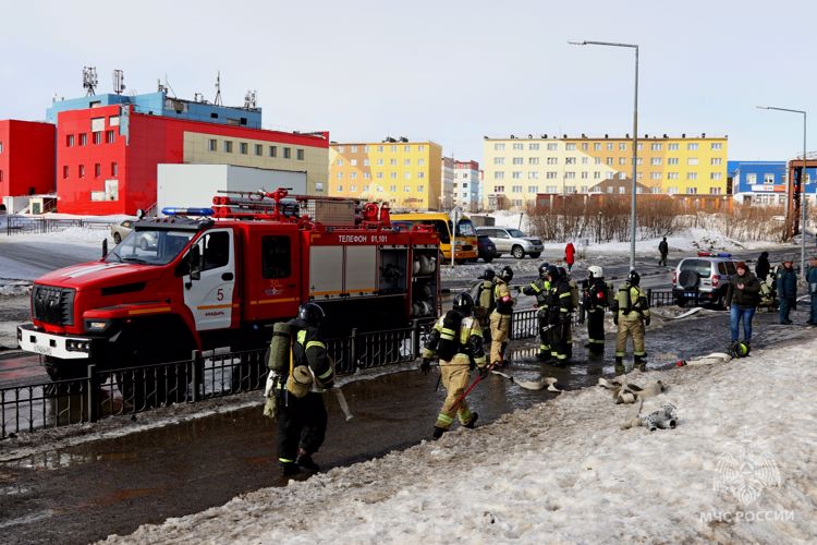  Условный пожар в анадырском кинотеатре удалось оперативно потушить