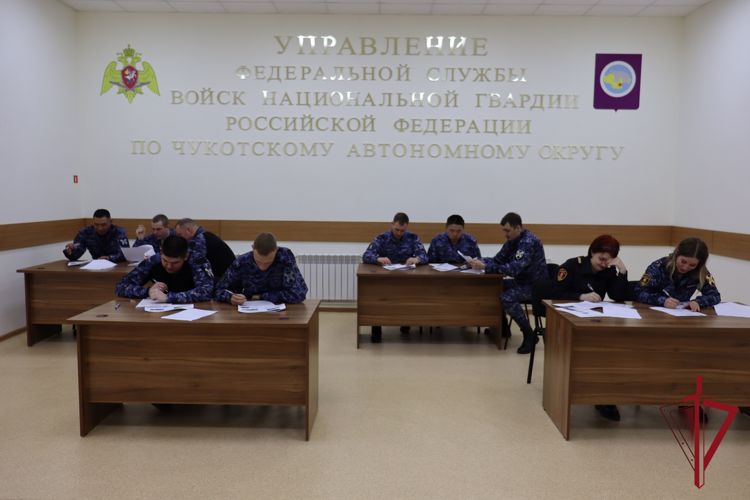 «Диктант Победы» написали росгвардейцы в Анадыре и Певеке