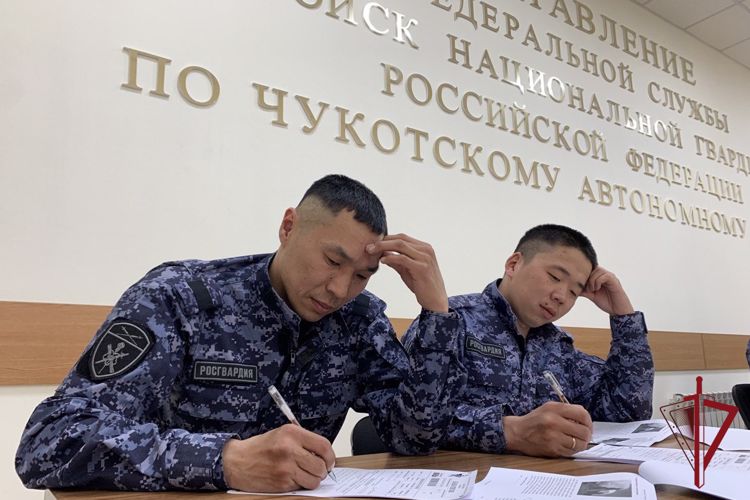«Диктант Победы» написали росгвардейцы в Анадыре и Певеке