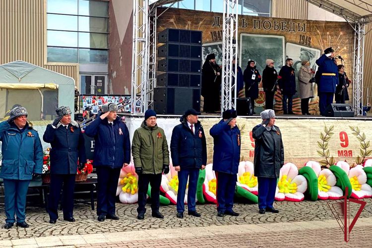 На Чукотке росгвардейцы приняли участие в Параде Победы