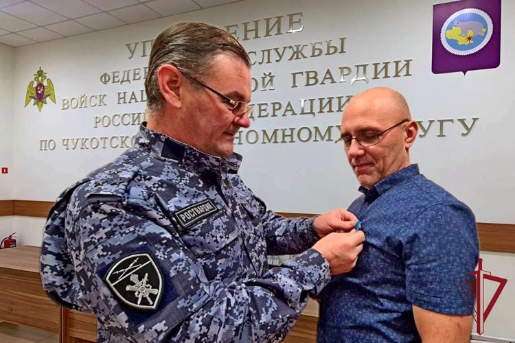 День ветерана войск правопорядка отметили росгвардейцы в Анадыре