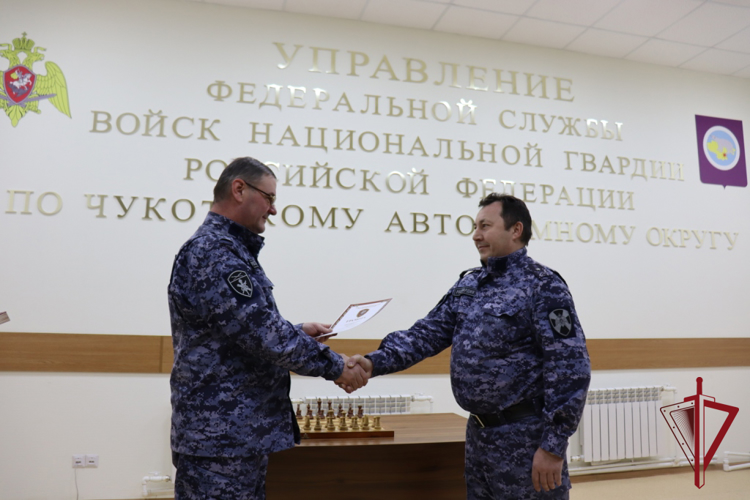 В Анадыре прошел шахматный турнир среди росгвардейцев