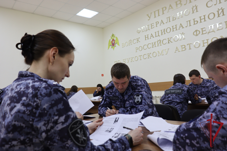 Росгвардейцы приняли участие в патриотической акции «Диктант Победы» на Чукотке
