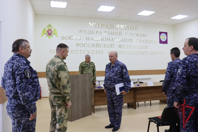 На Чукотке завершилась  итоговая проверка территориального  управления Росгвардии