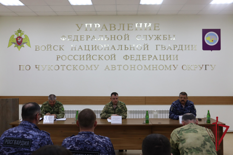 На Чукотке завершилась  итоговая проверка территориального  управления Росгвардии