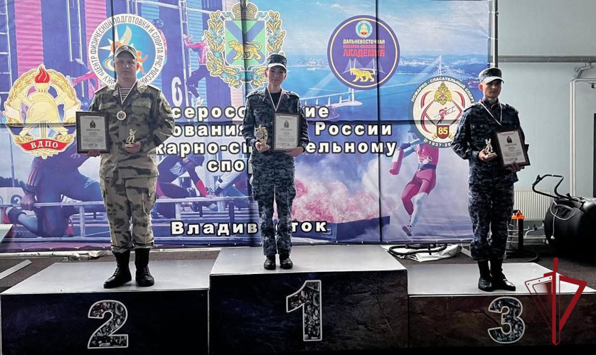 Победу в конкурсе по пожарно-прикладному мастерству одержала   сотрудница регионального Управления Росгвардии на Чукотке