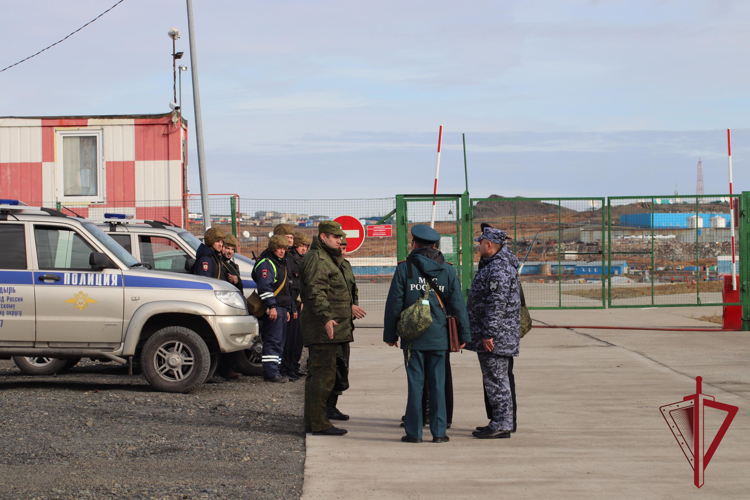 Росгвардия  приняла участие в тактико-специальных учениях на объекте атомной энергетики на Чукотке