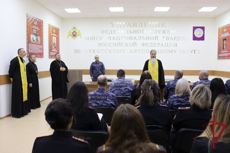 О героических поступках русских воинов поговорили в стенах Росгвардии в Анадыре