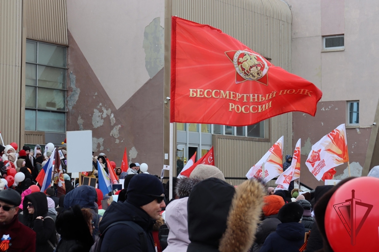 На Чукотке Росгвардия принимает участие в памятных мероприятиях,  приуроченных 80-й годовщине Победы