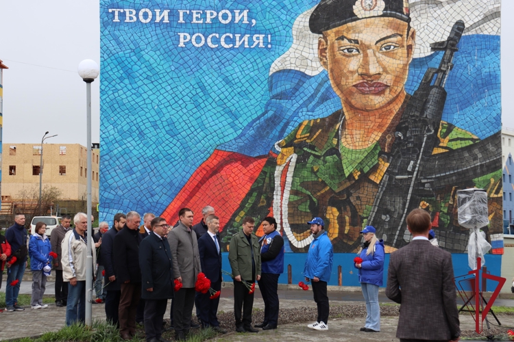 В день ветеранов боевых действий Росгвардия приняла участие в памятном мероприятии в Анадыре