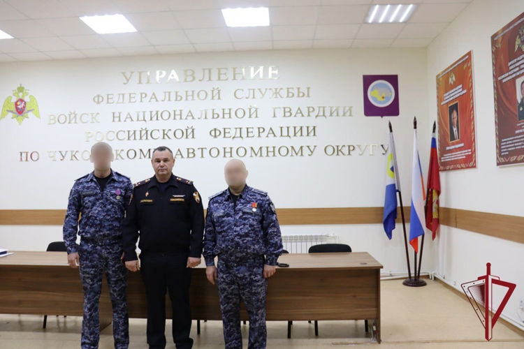 Чукотские росгвардейцы получили государственные награды