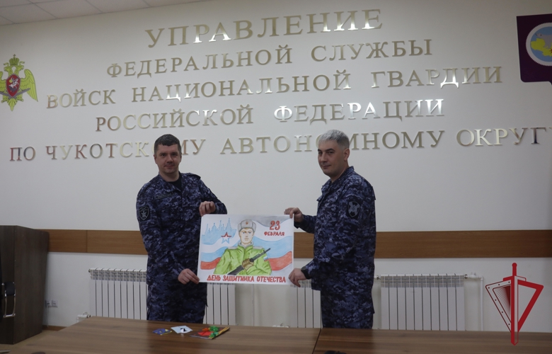На Чукотке воспитанники социально-реабилитационного центра познакомились с буднями Росгвардии 