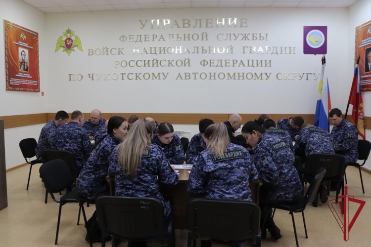 Чукотские росгвардейцы на страже памяти: сотрудники ведомства приняли участие в Международной патриотической акции  «Диктант Победы» 