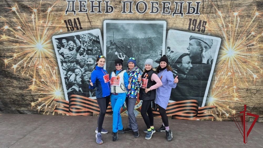 В торжественных мероприятиях в честь празднования 81-й годовщины Великой Победы приняли участие росгвардейцы на Чукотке