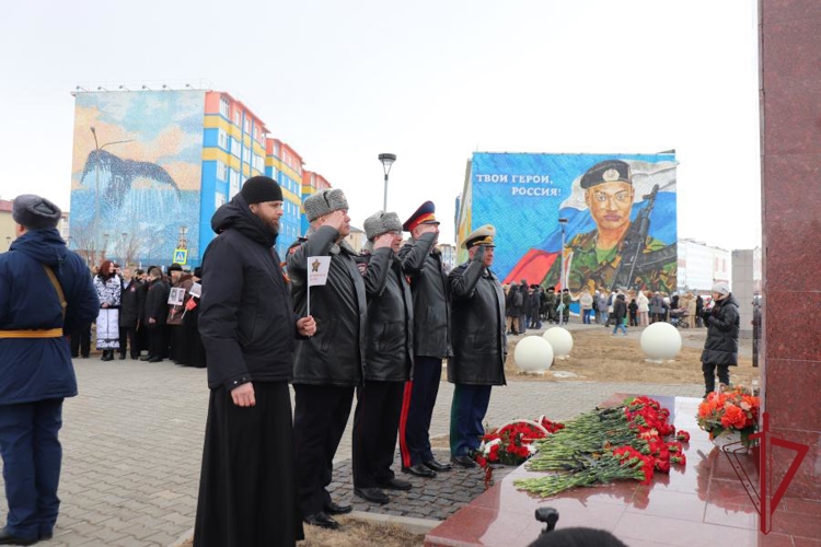 В торжественных мероприятиях в честь празднования 81-й годовщины Великой Победы приняли участие росгвардейцы на Чукотке