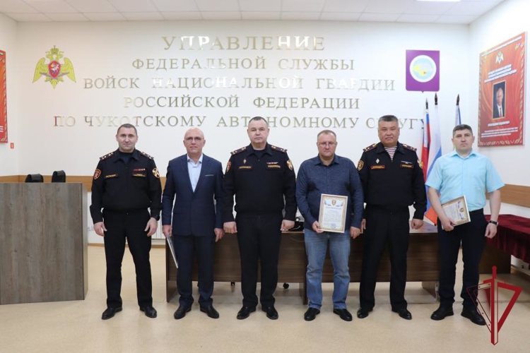 На Чукотке отметили 74-ю годовщину образования  вневедомственной охраны Росгвардии 