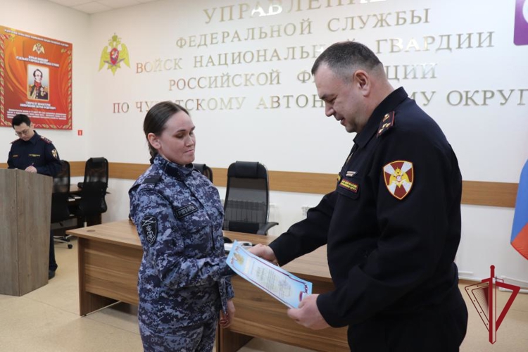 На Чукотке отметили 74-ю годовщину образования  вневедомственной охраны Росгвардии 